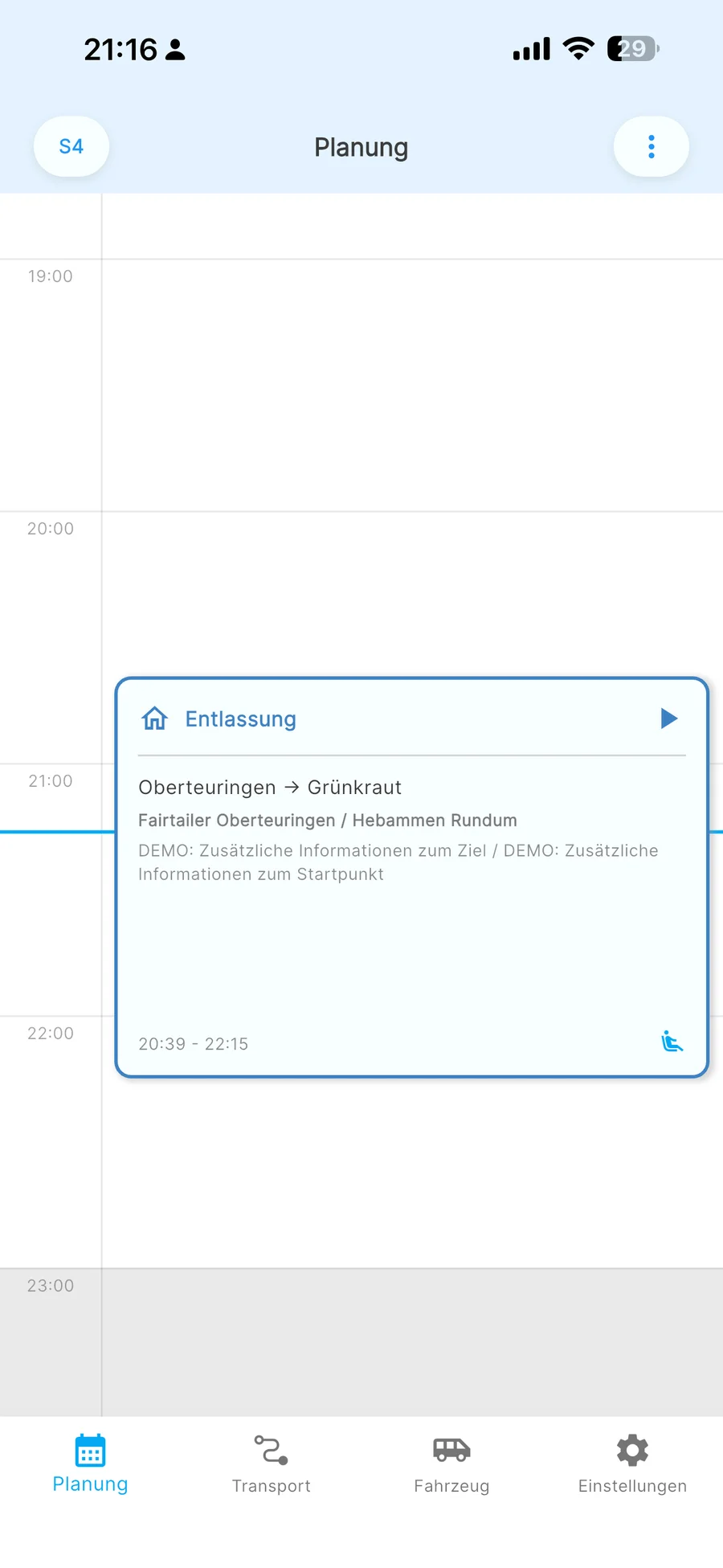 Crew App Screenshot 4 (Tagmodus)