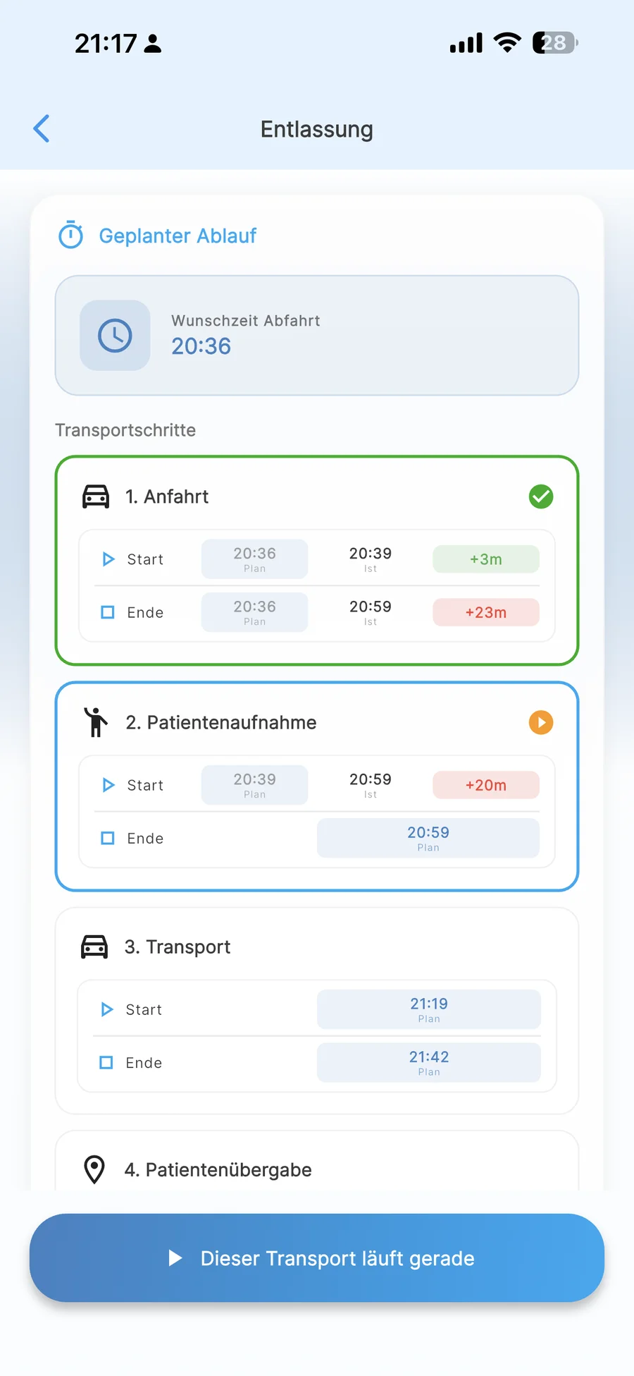 Crew App Screenshot 6 (Tagmodus)